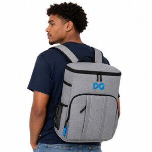 Everlasting Comfort Insulated Backpack Cooler 54 Can Leakproof Beach Camping New